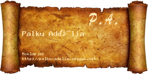 Palku Adélia névjegykártya